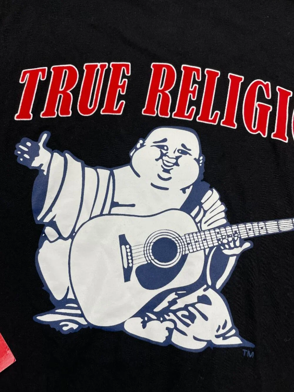 True Religion Buddha Logo Graphic T-Shirt Black Men's M NEW